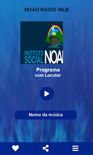 Noah Rádio Web Screenshot 1