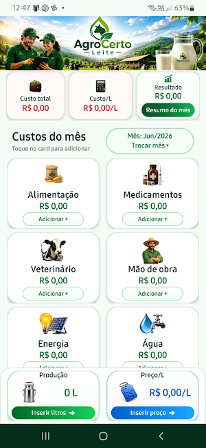 AgroCerto Leite Screenshot 0