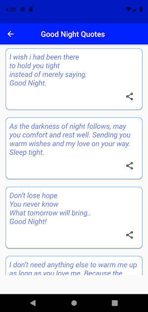 Good Night Status and Wishes Screenshot 2