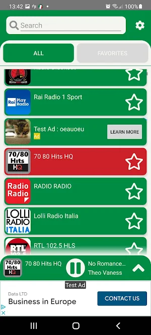 Italy Radio – Italian AM & FM Radio Tuner Screenshot 0