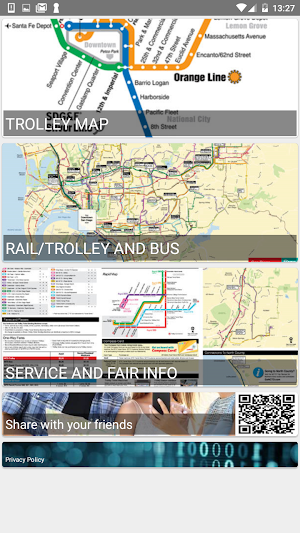 SAN DIEGO BUS RAIL TROLLEY MAP Screenshot 0