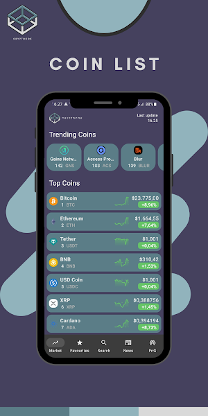 CRYPTOCOK - CRYPTO MARKET Screenshot 0