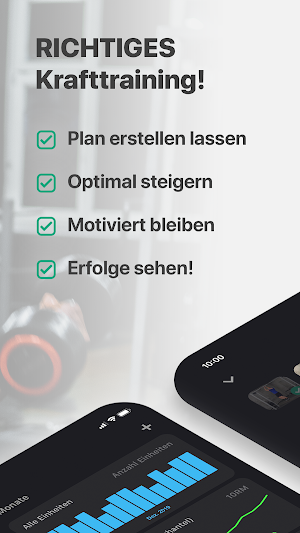 Alpha Progression - Gym Logger für Krafttraining Screenshot 1