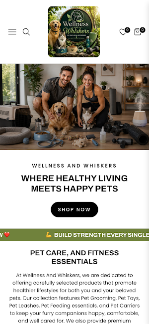 Wellness And Whiskers Screenshot 0