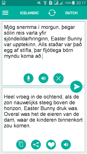 Icelandic Dutch Translator Screenshot 1