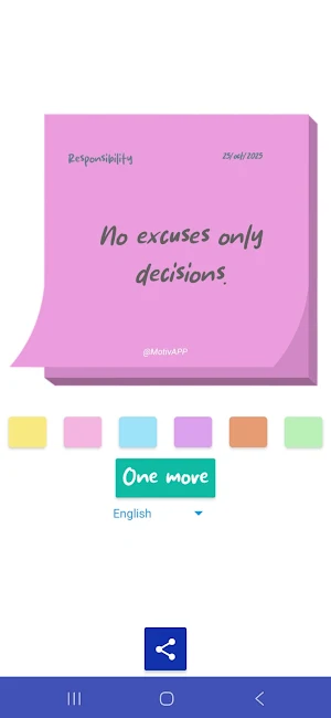 MotivApp Screenshot 2