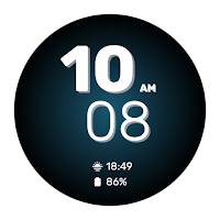 WES8 - Big Numbers Watch Face