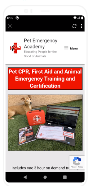 Pet Emergency Education Screenshot 1