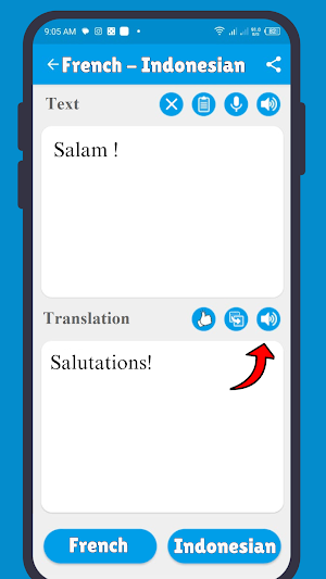 Traducteur Indonésien Francais Screenshot 1