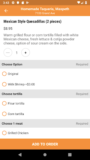 Homemade Taqueria Screenshot 2