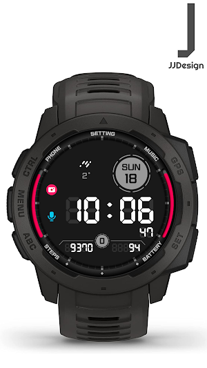 JJ-Digital020 Watch Face Screenshot 1