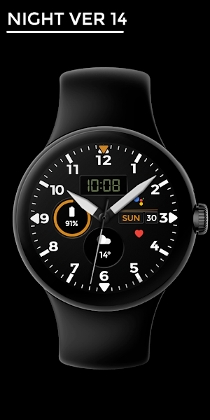 Night ver 14 - watch face Screenshot 0