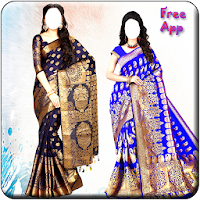 Women Pattu Saree Photo Maker