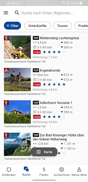 Urlaub im Tannheimer Tal Screenshot 1