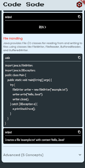 Code Sode Screenshot 2