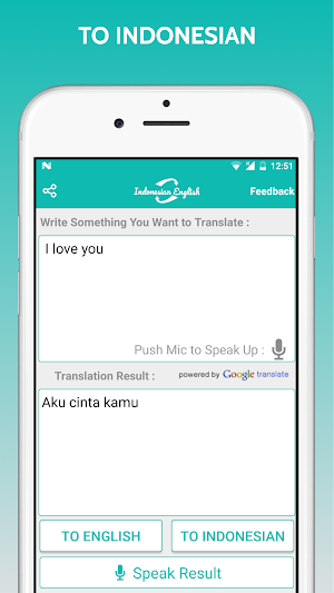 Indonesian English Translator Screenshot 2