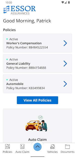 ESSOR Assurances Screenshot 1