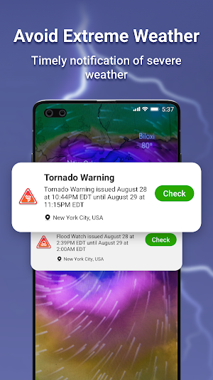 Local Weather - Launcher&Radar Screenshot 1