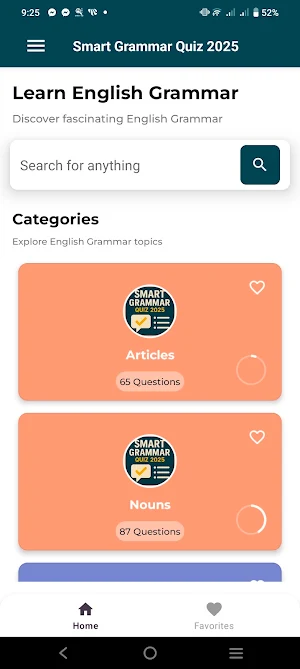 Smart Grammar Quiz 2025 Screenshot 3