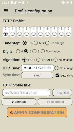 TOKEN2 NFC Burner for Molto1 Screenshot 1