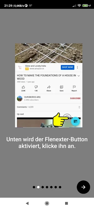 Browser small movable window Screenshot 2