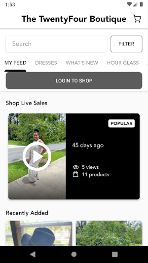 The TwentyFour Boutique Screenshot 1
