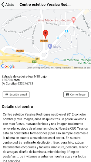 Centro Estético Yessica Rodríguez Screenshot 2