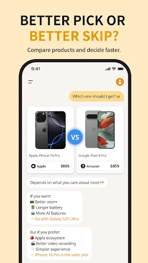 Buymates AI: Shopping Buddy Screenshot 1