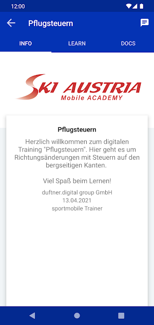 Ski Austria Mobile Academy Screenshot 1
