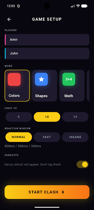 Thumbslap - 2 Player Duel Screenshot 1