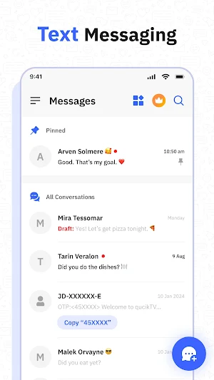 Messages: SMS & Chat Screenshot 0