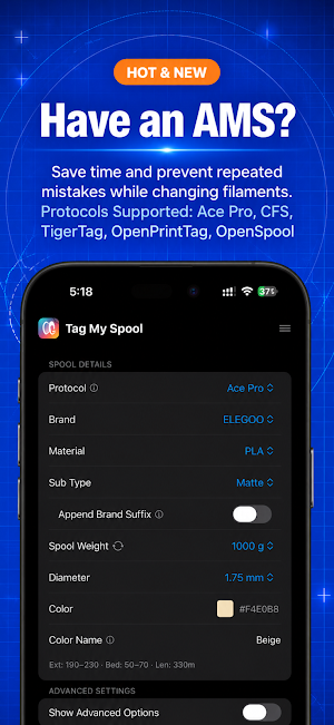 Tag My Spool - NFC Filament Screenshot 0