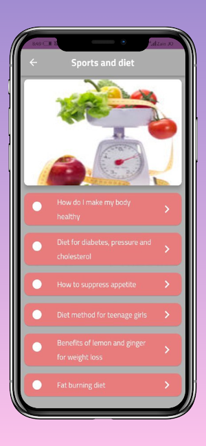 Diet and diets Screenshot 3