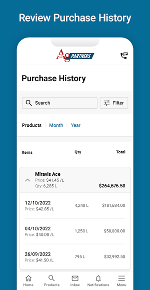 Ag Partners Portal Screenshot 3