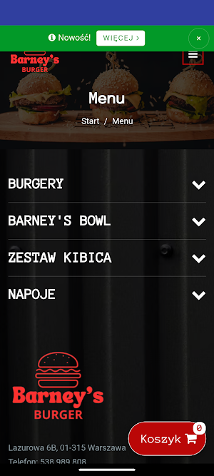 Barney's Burger & Sports Bar Screenshot 0