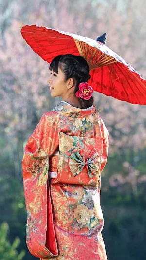 japanese kimono wallpaper Screenshot 0