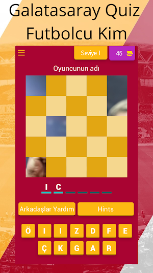 Galatasaray Quiz Futbolcu Kim Screenshot 0
