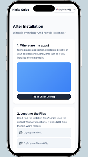 Ninite: Pack Manage Hint Screenshot 1