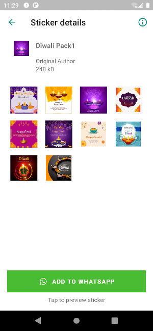 Diwali Stickers for Whats Screenshot 2