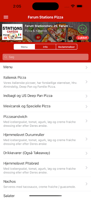 Farum Stations Pizza Screenshot 0