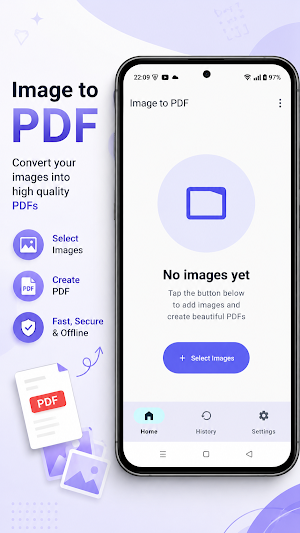 Image to PDF Converter Offline Screenshot 0