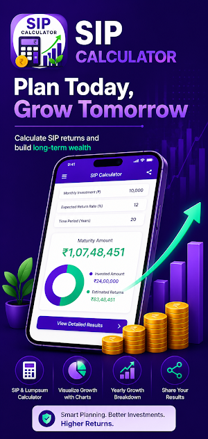 SIP Calculator - Mutual Fund Screenshot 1