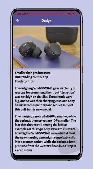 Sony wf-1000xm4 Guide Screenshot 0