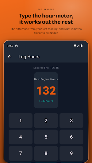 GeneratorLog: Service & Hours Screenshot 1