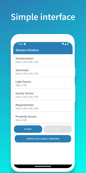 Sensors Kinetics Screenshot 2