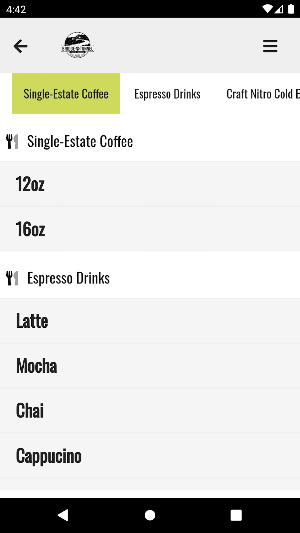 Bridge & Tunnel Coffee Co. Screenshot 1