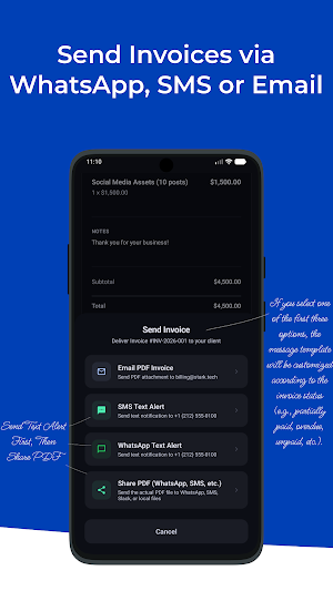 InvoiceFlow: PDF Invoice Maker Screenshot 2