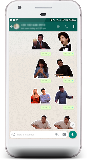 Friends TV Show Stickers for WhatsApp Screenshot 0