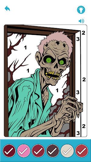 Monsters Color By Number Book Screenshot 1