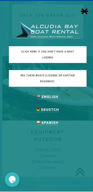 Rent a boat in Mallorca (alcud Screenshot 1